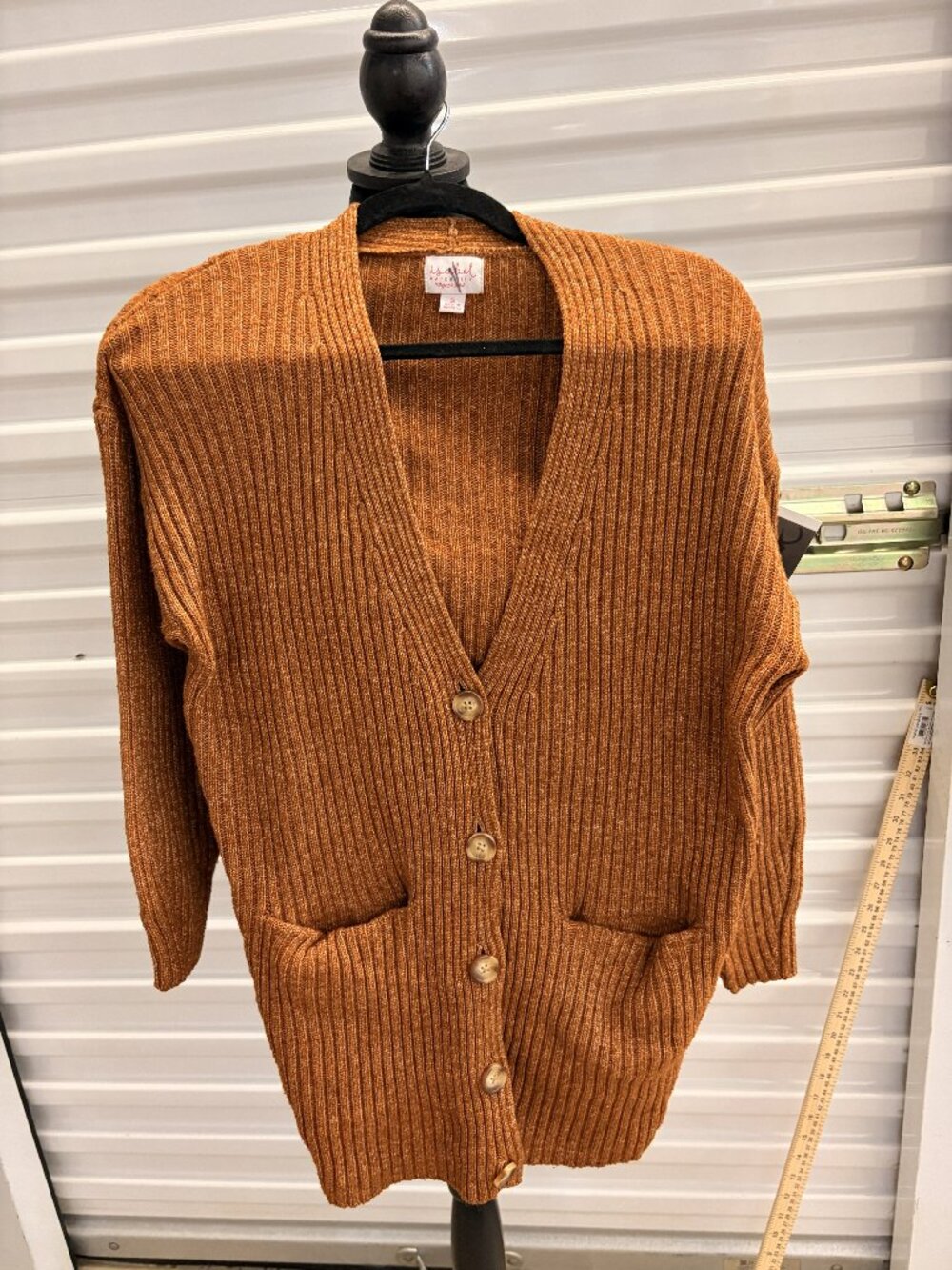 Women's Small Orange sweater/cardigan